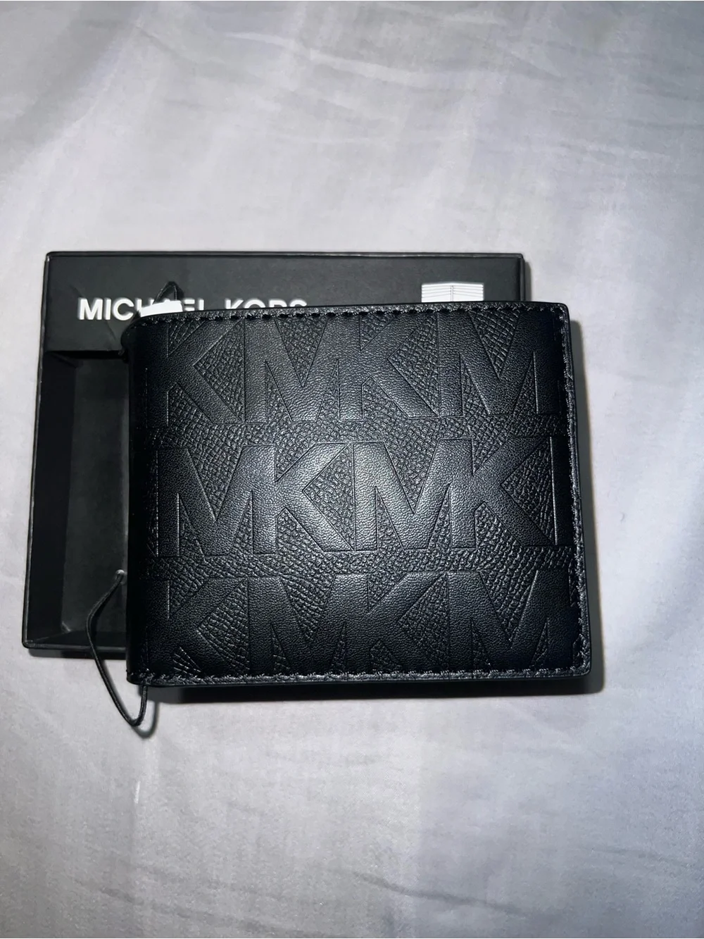Black Monogram Michael Kors wallet